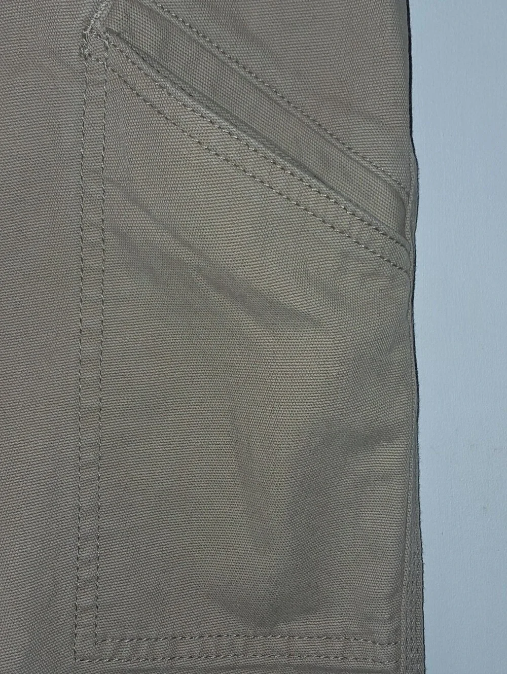 Carhartt Rugged Flex Mens 38x32 Relaxed Fit Canvas Work Pants. BN2291-M Tan